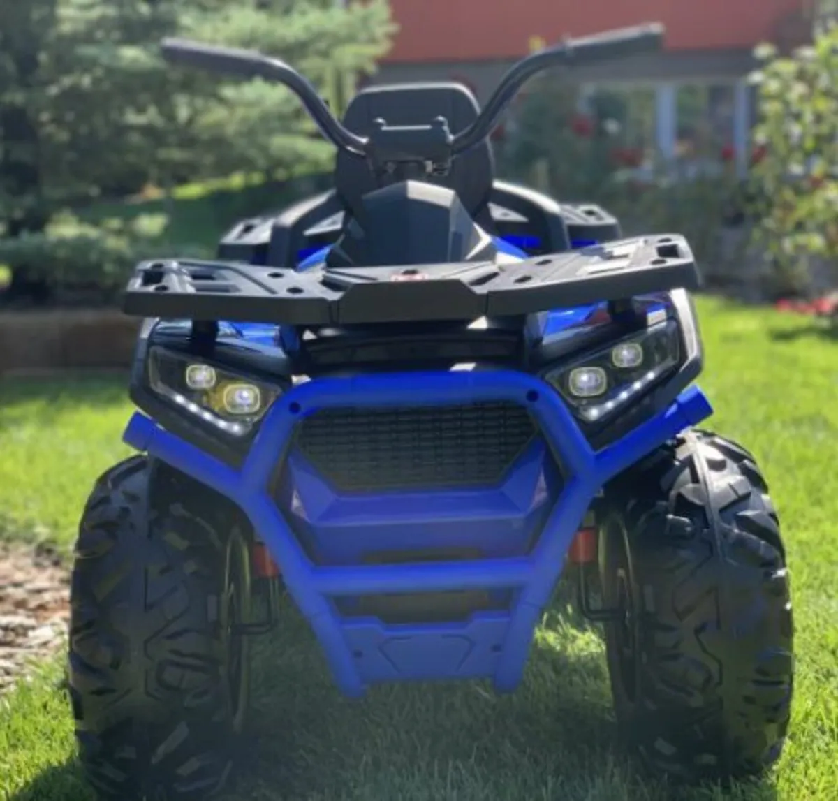 Desert Commander 24V Electric Ride On Quad Blue - Image 3