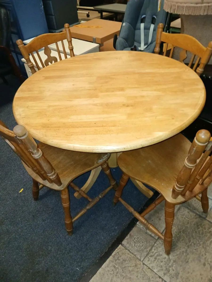 Table and 4vChairs