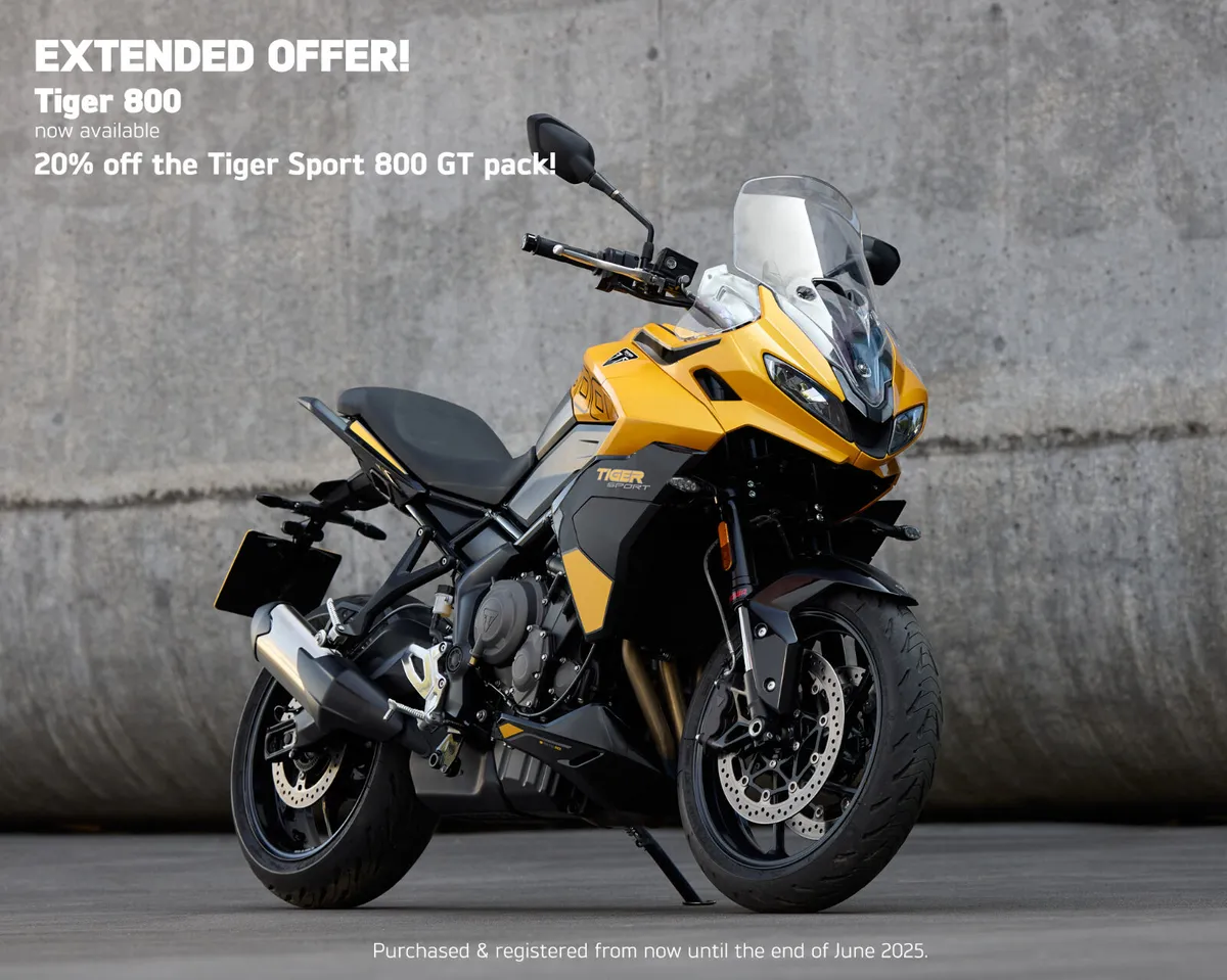 EXTENDED OFFER! TIGER SPORT 800 OFFER! - Image 1