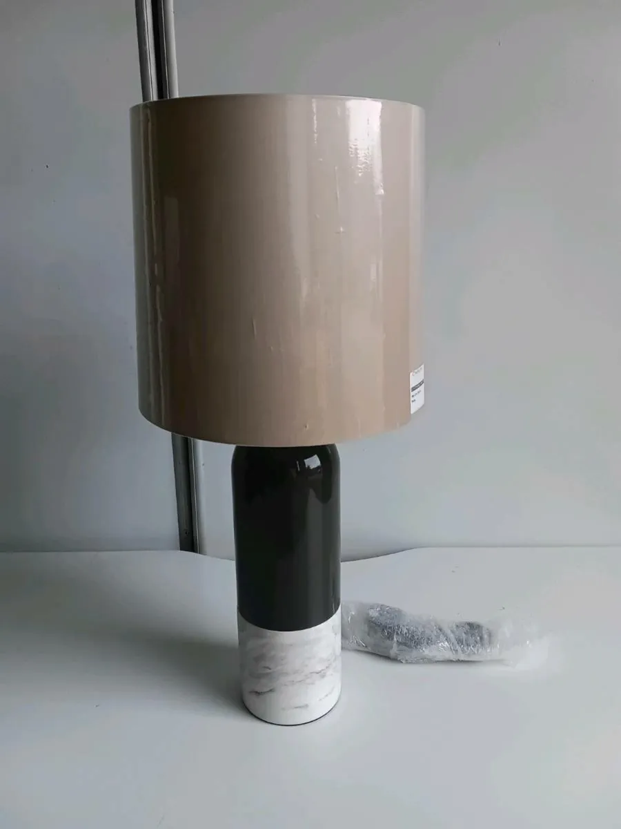Chelsom Artificial Marble Table Lamp x1 - Image 1