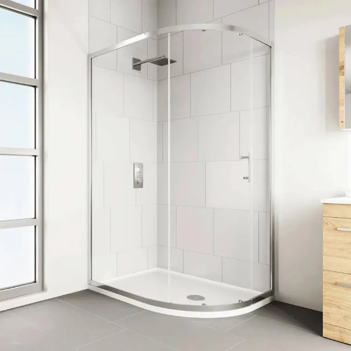 Offset quadrant shower enclosure by Flair - Image 1