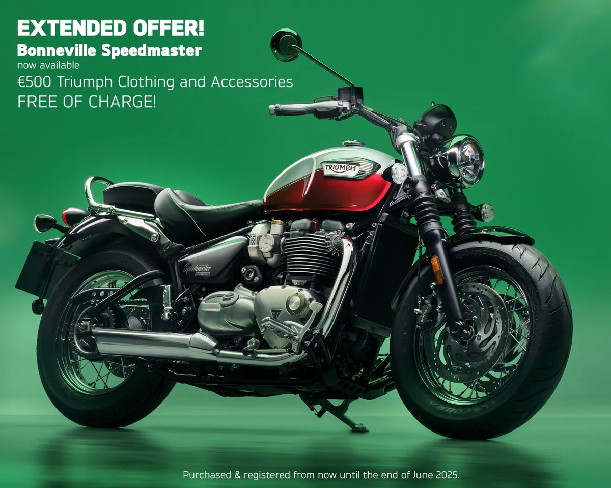 EXTENDED OFFER! TRIUMPH BONNEVILLE SPEEDMASTER! - Image 1