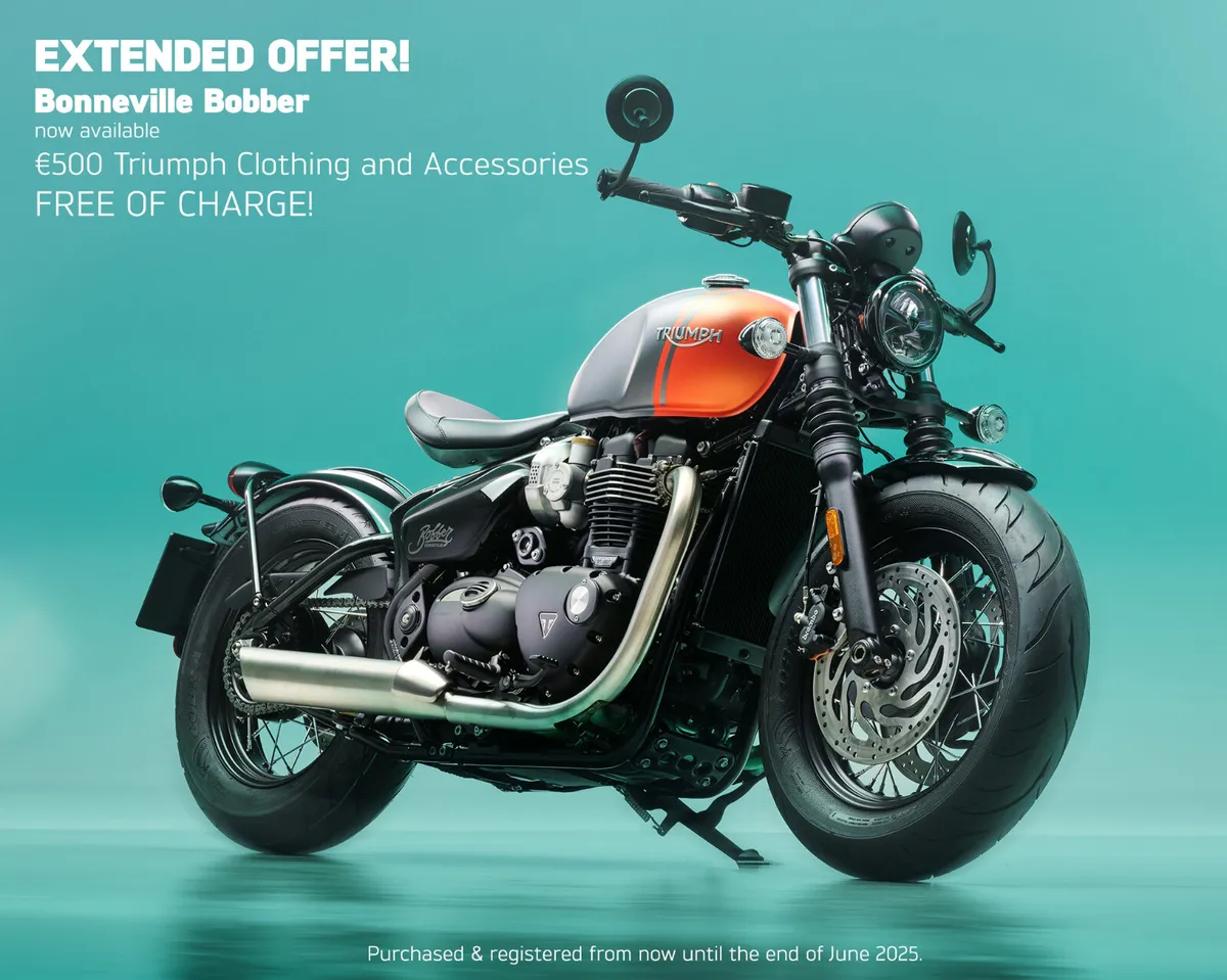 EXTENDED OFFER! 2025 TRIUMPH BONNEVILLE BOBBER! - Image 1