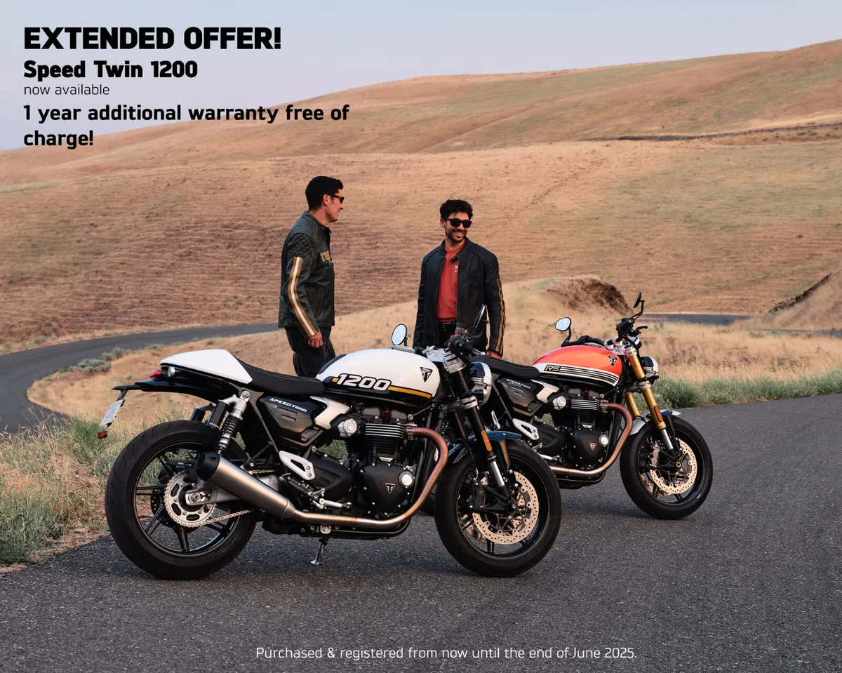 EXTENDED OFFER! 2025 TRIUMPH SPEED TWIN RANGE - Image 1