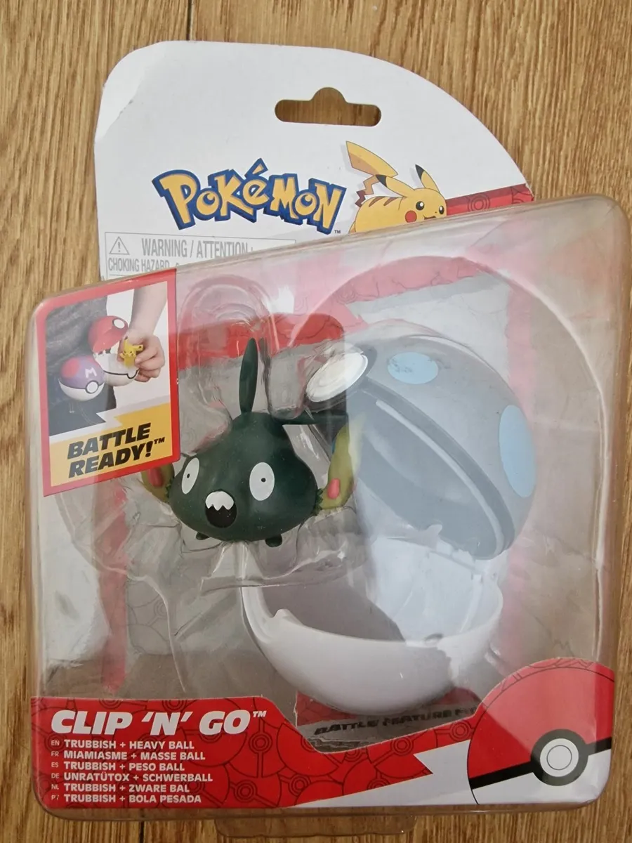 Pokémon Clip'n'Go Pokéball Trubbish & Heavy Ball - Image 4
