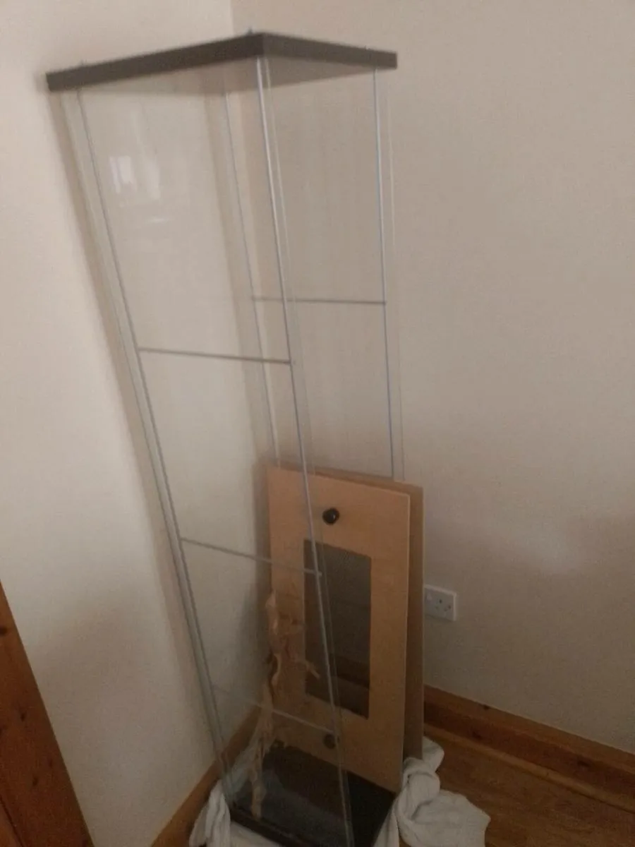Glass cabinet storage or used for shelves or pets - Image 1