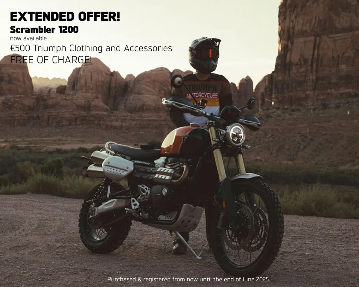 EXTENDED OFFER! 2025 TRIUMPH SCRAMBLER 1200! - Image 1