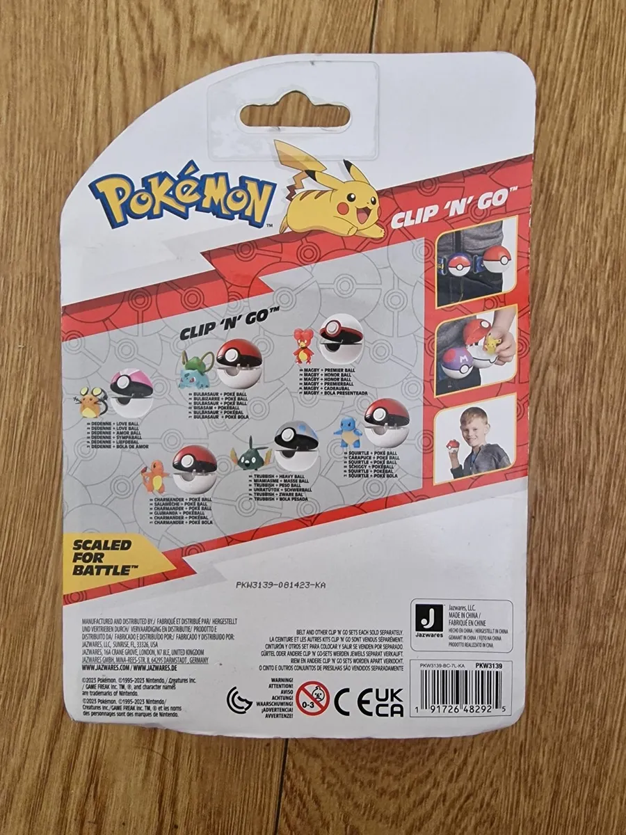 Pokemon Clip 'N' Go Pokéball Magby & Premier Ball - Image 3