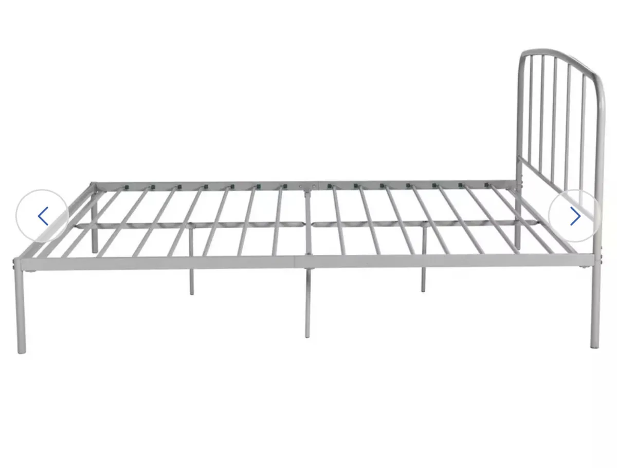 Metal small double bed frame - Image 3