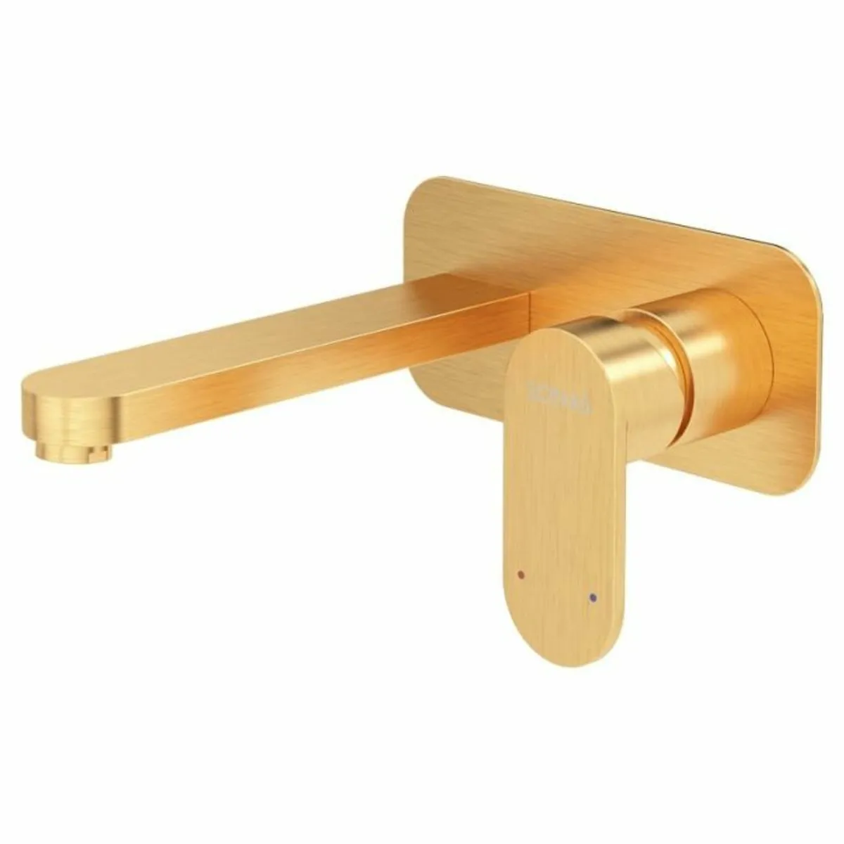Sonas NORFOLK Wall Mounted Basin Tap Brushed Gold
