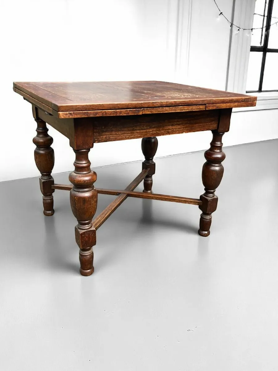 Vintage Table - Pull Out - Draw Leaf - Extending - Image 2