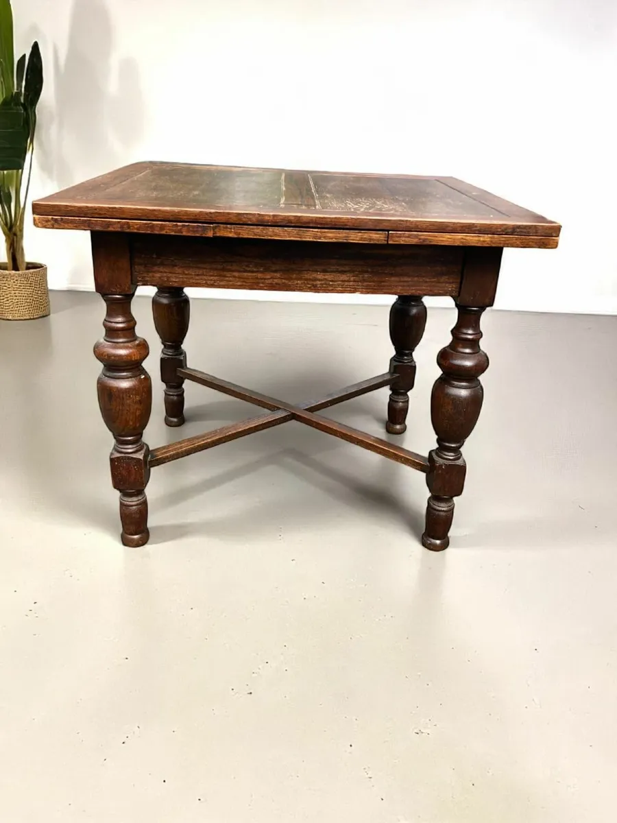 Vintage Table - Pull Out - Draw Leaf - Extending - Image 3