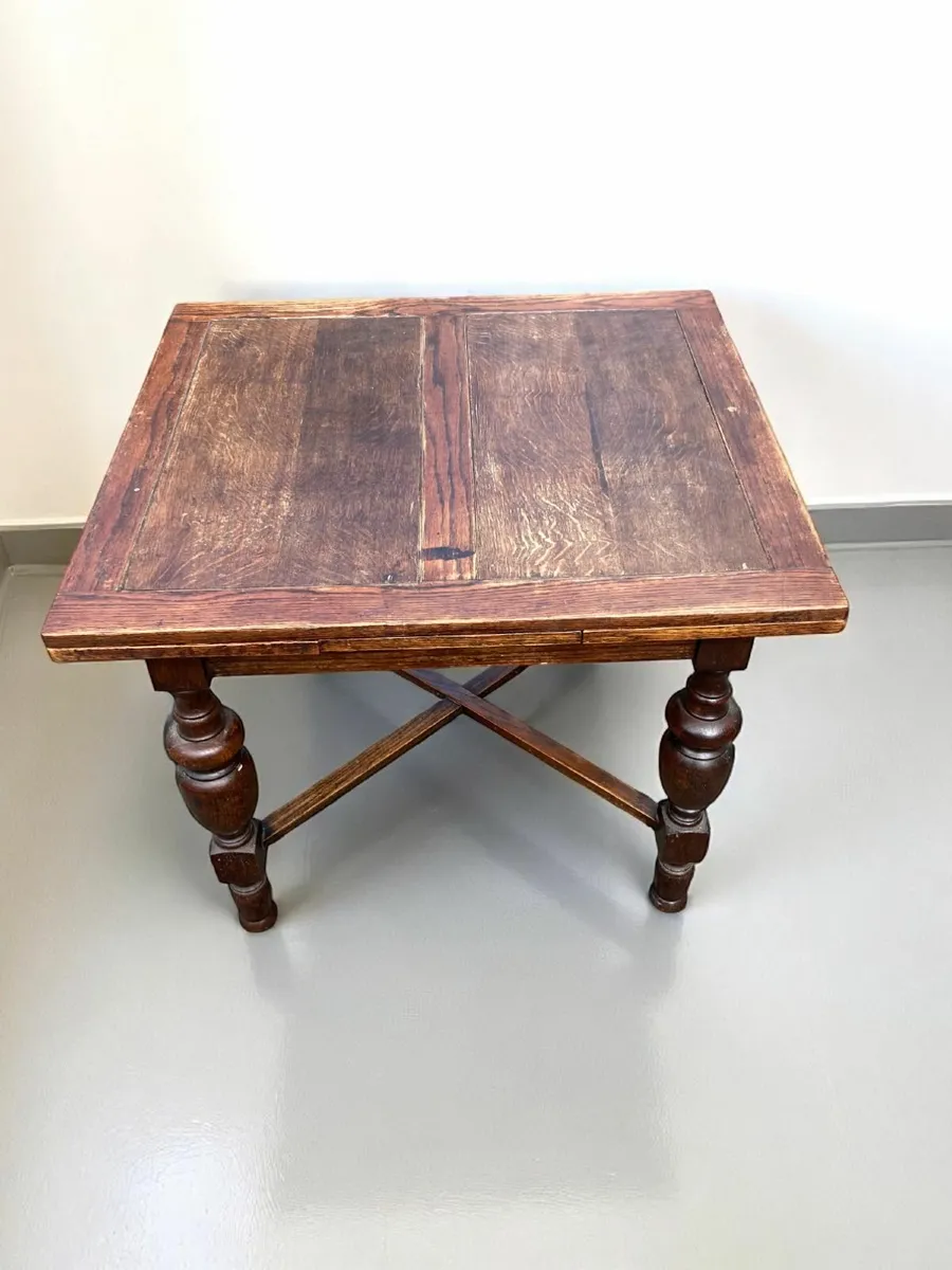Vintage Table - Pull Out - Draw Leaf - Extending - Image 4