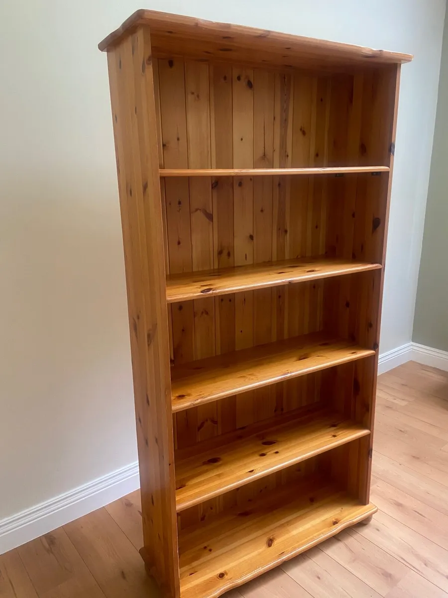 Solid Pine Bookcase - Image 4