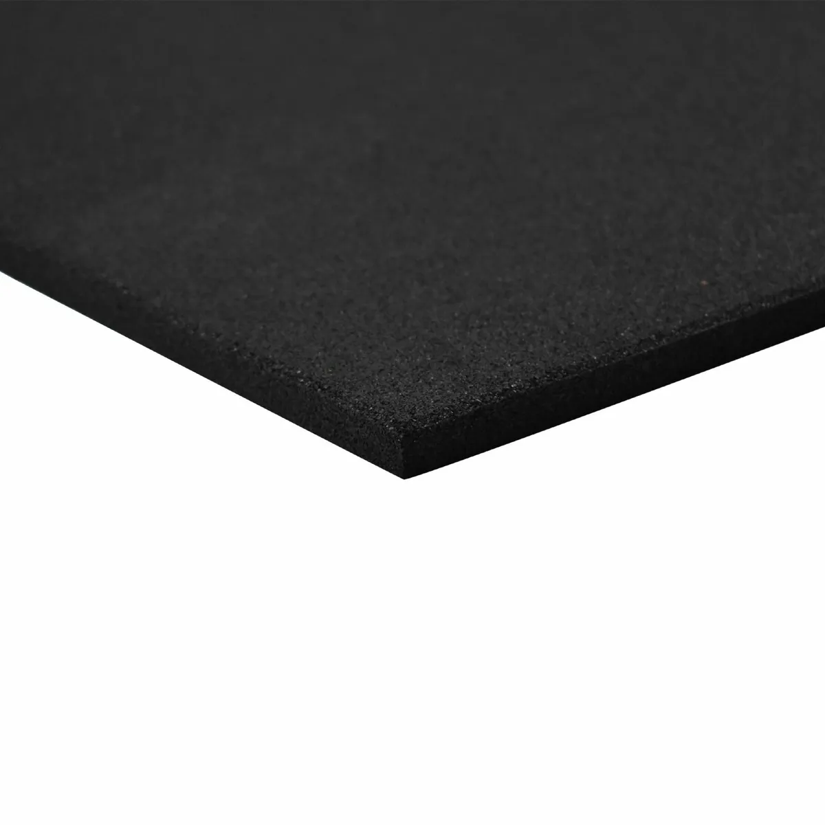 15mm 1m² Black Rubber Gym Flooring Tiles Mats - Image 1