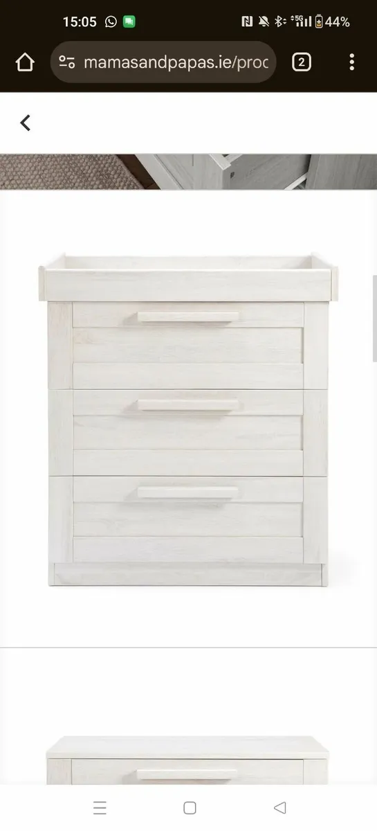Baby dresser and changing table - Image 1