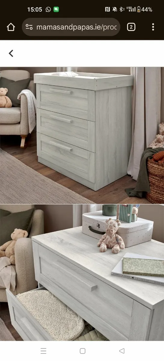 Baby dresser and changing table - Image 2