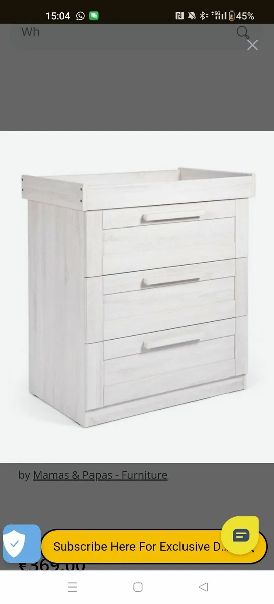 Baby dresser and changing table - Image 3