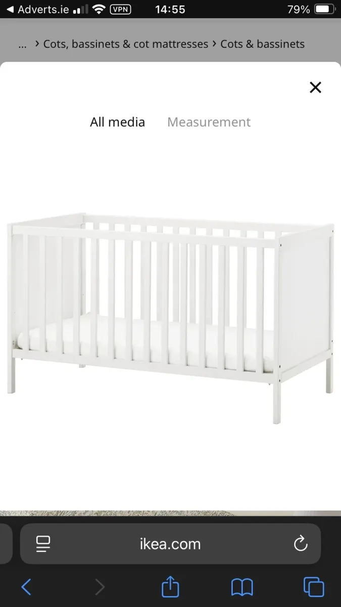Baby Cot - Image 3