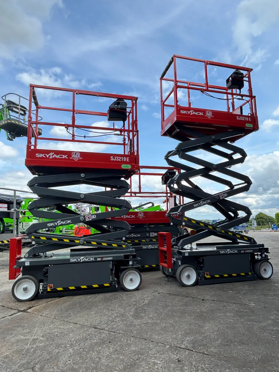 New Skyjack SJ3219E E drive scissor lifts in stock - Image 1