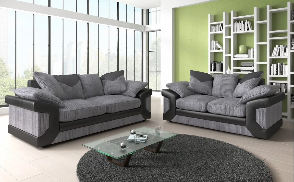 2+3 Seater Sofa  Set Combo Suite Two & Three Sofas - Image 1