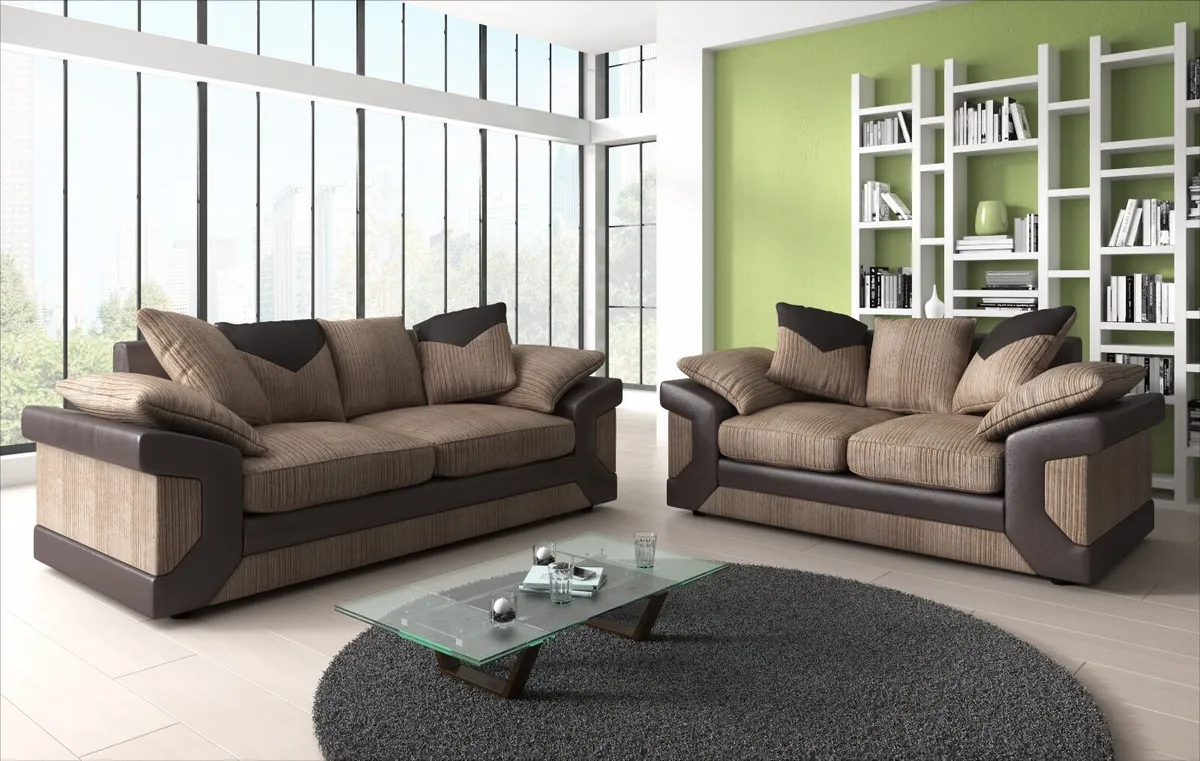 2+3 Seater Sofa  Set Combo Suite Two & Three Sofas - Image 2