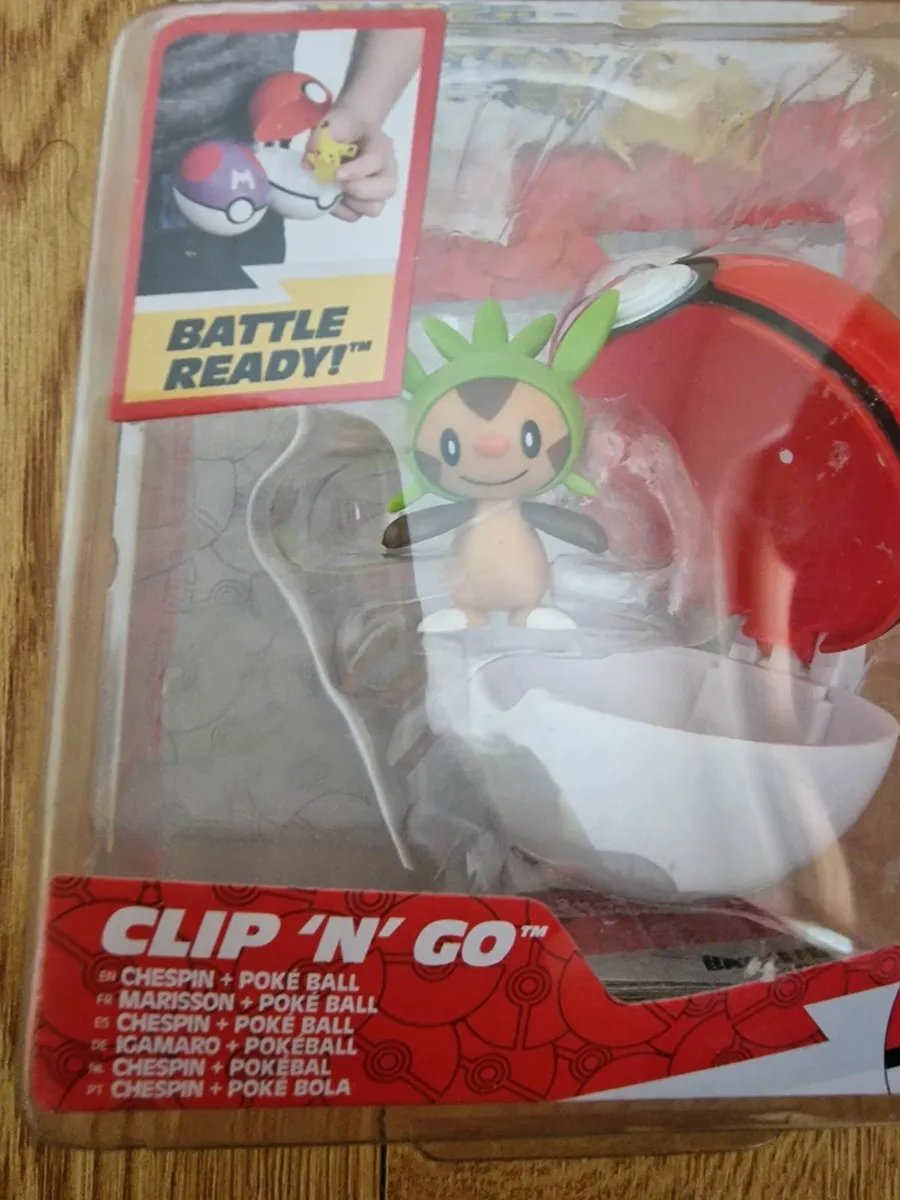 Pokémon Clip ‘N’ Go Chespin and Poke Ball - Image 2