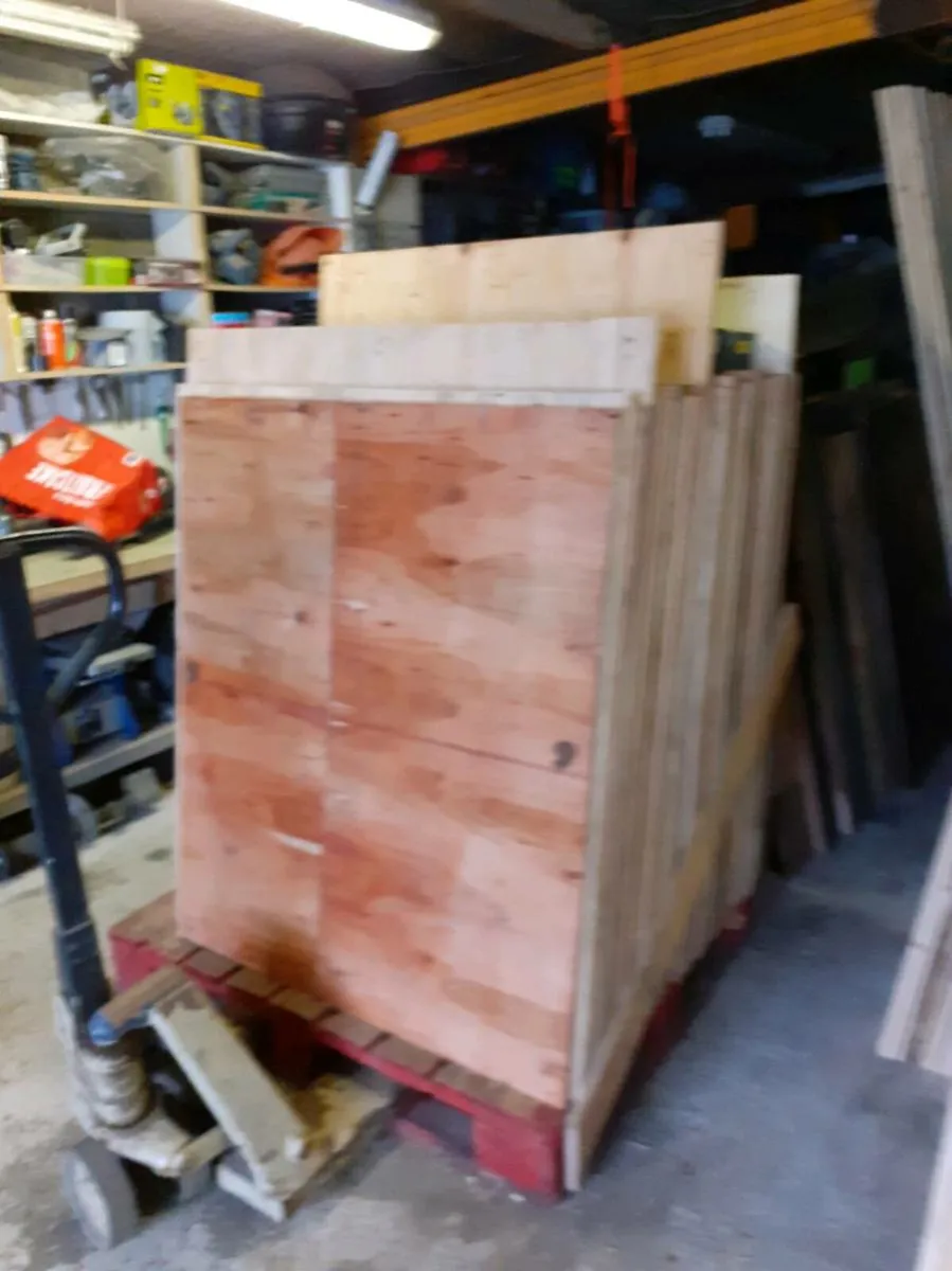 Used plywood