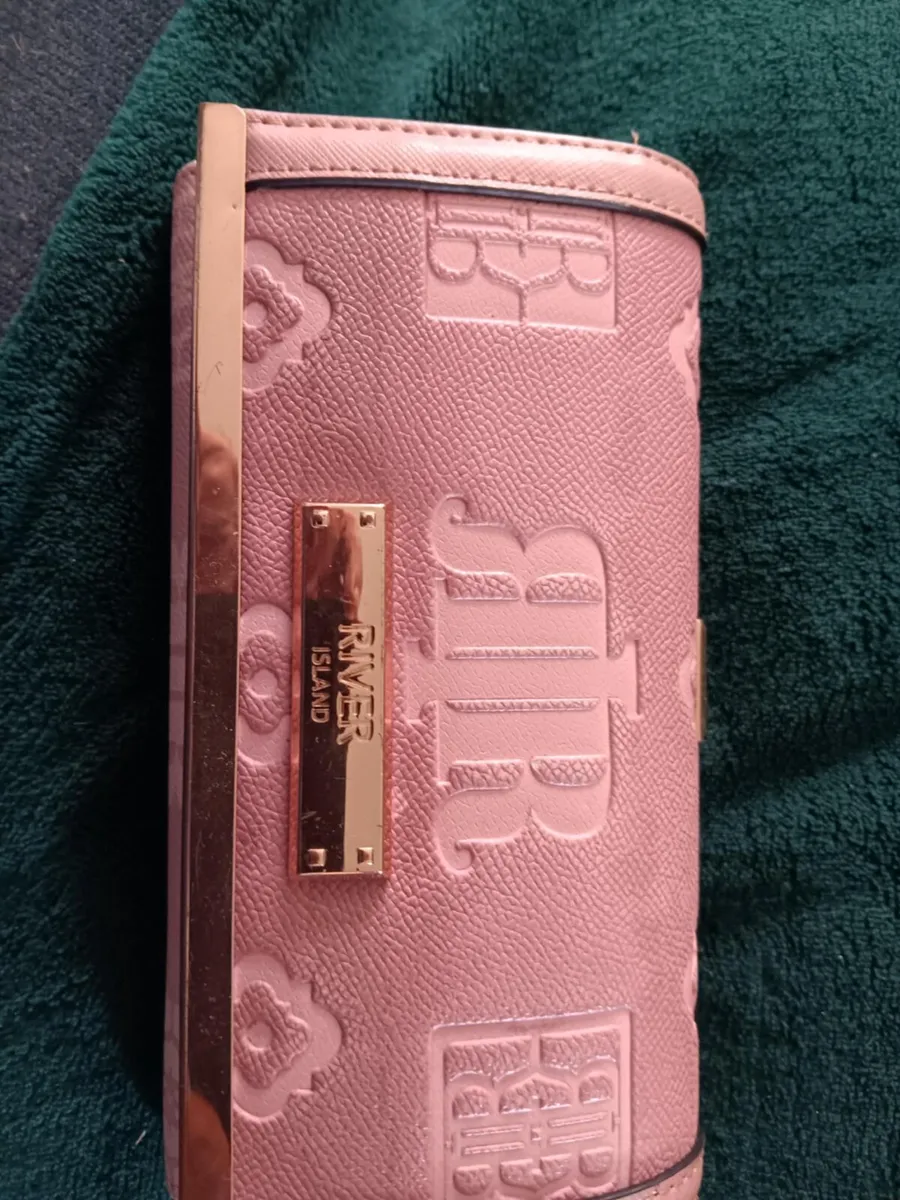 Pink river island purse