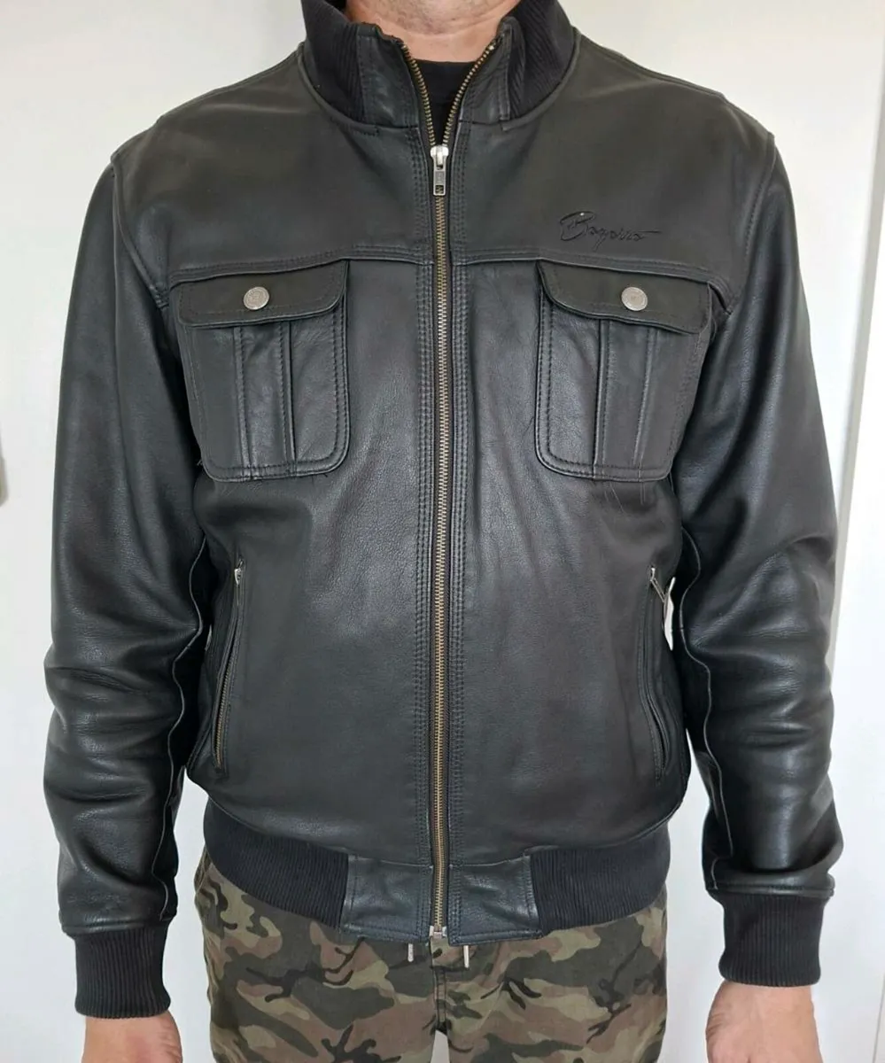 Motorcycle leather jacket - Image 1