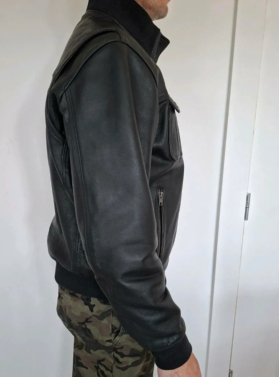 Motorcycle leather jacket - Image 2