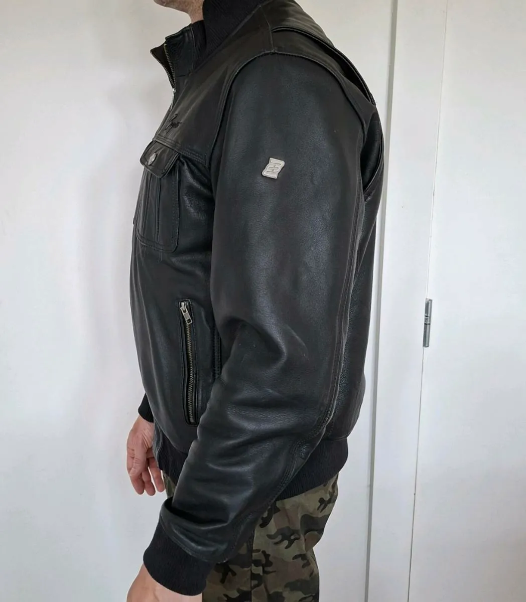 Motorcycle leather jacket - Image 4