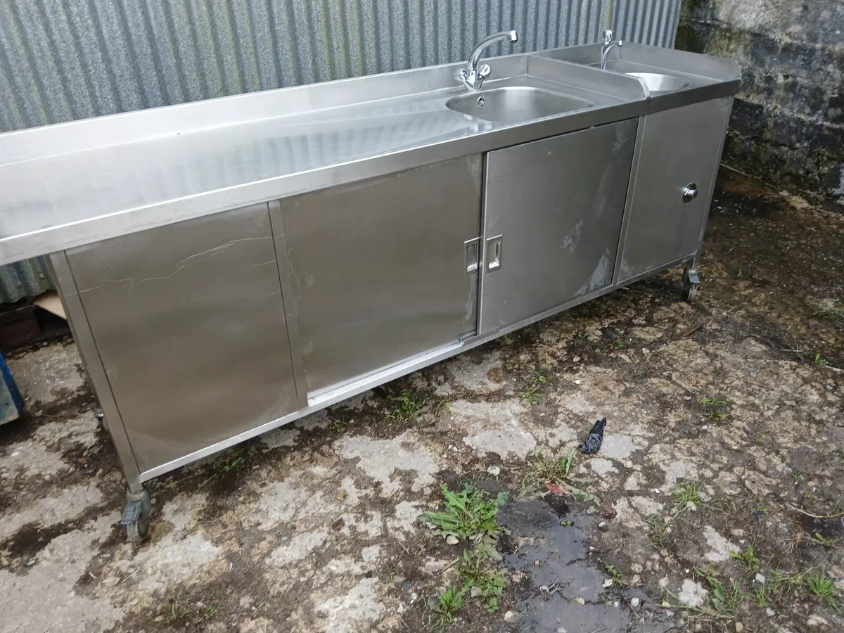 Stainless steel ..cabbinet sink unit delivered - Image 2
