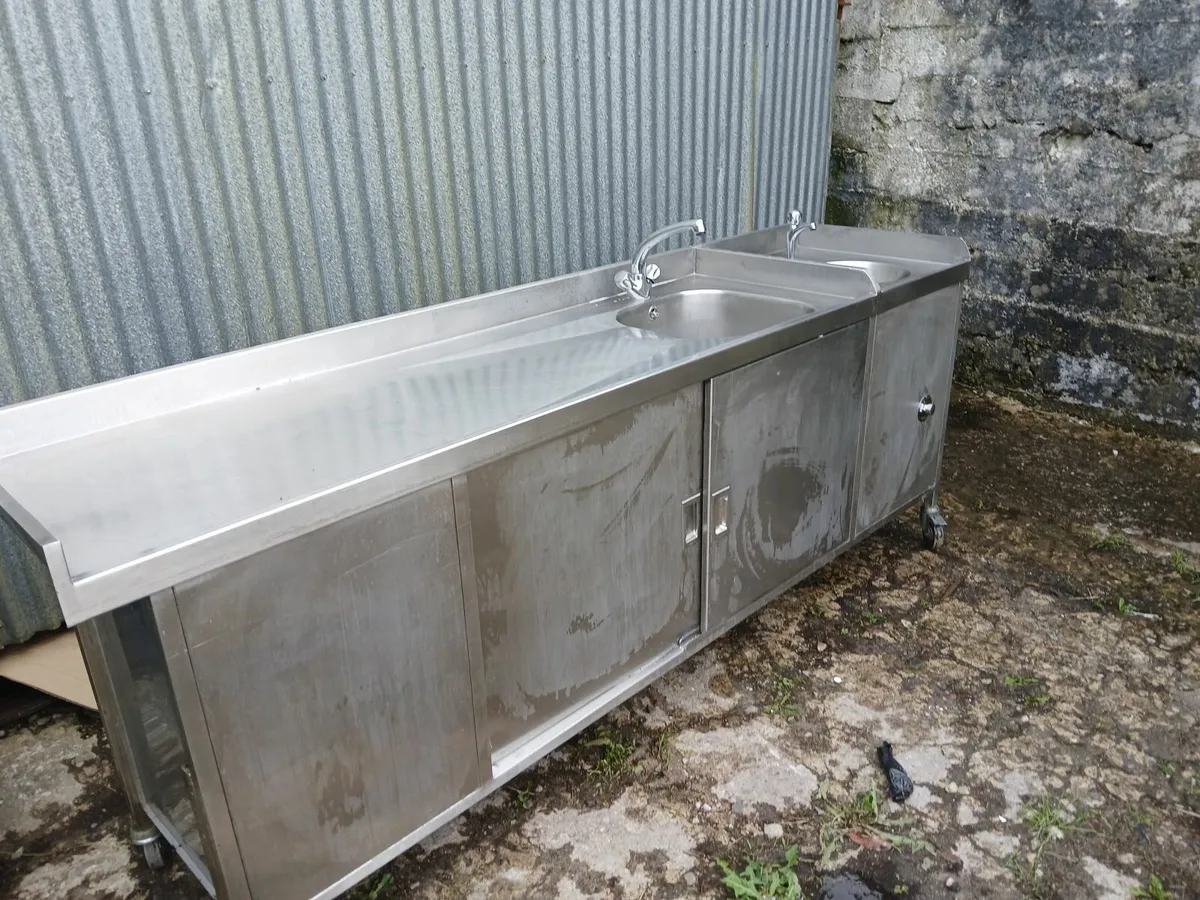 Stainless steel ..cabbinet sink unit delivered - Image 4