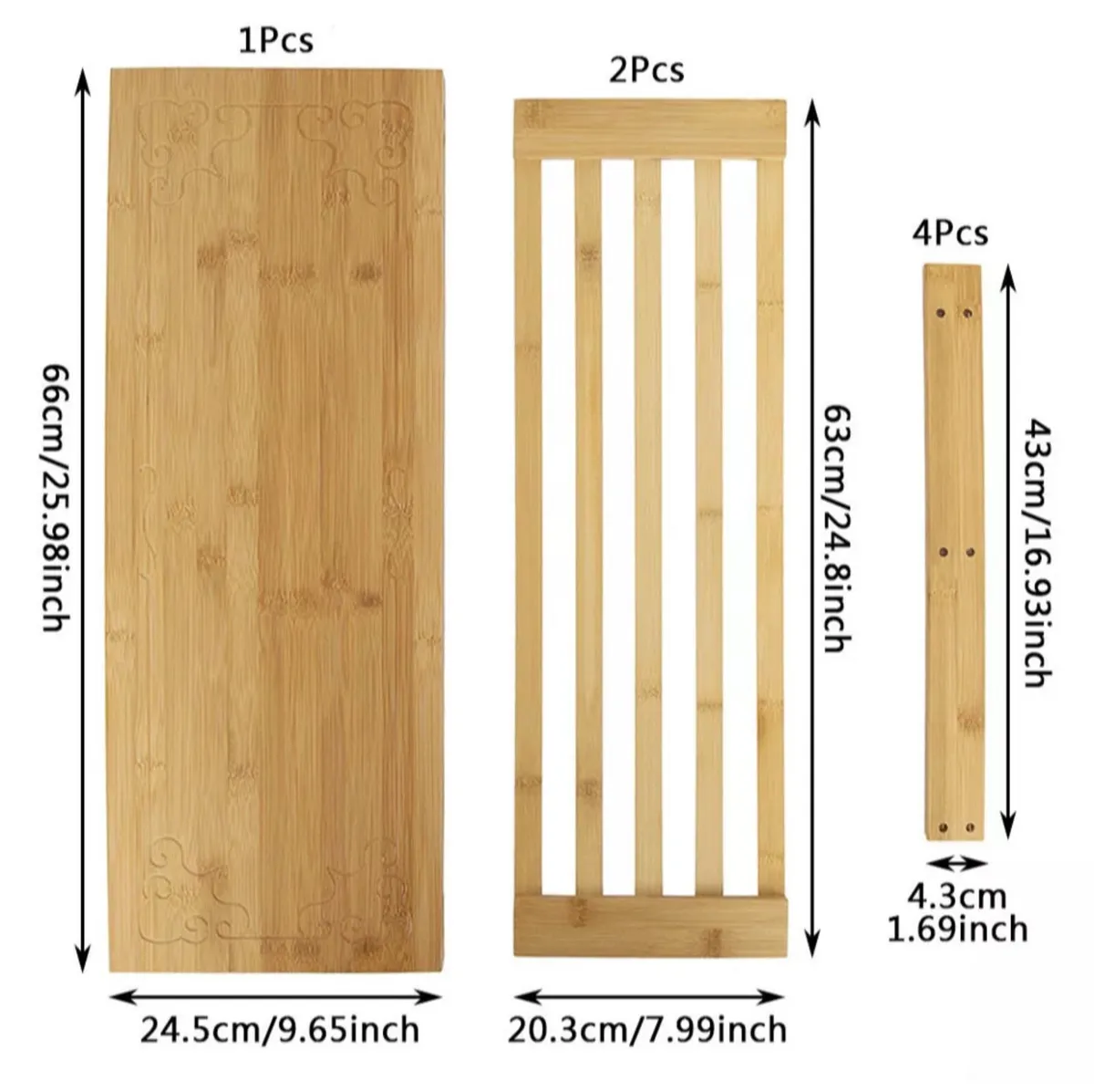 NEW 3 Tier Wooden Shoe Rack - Image 4