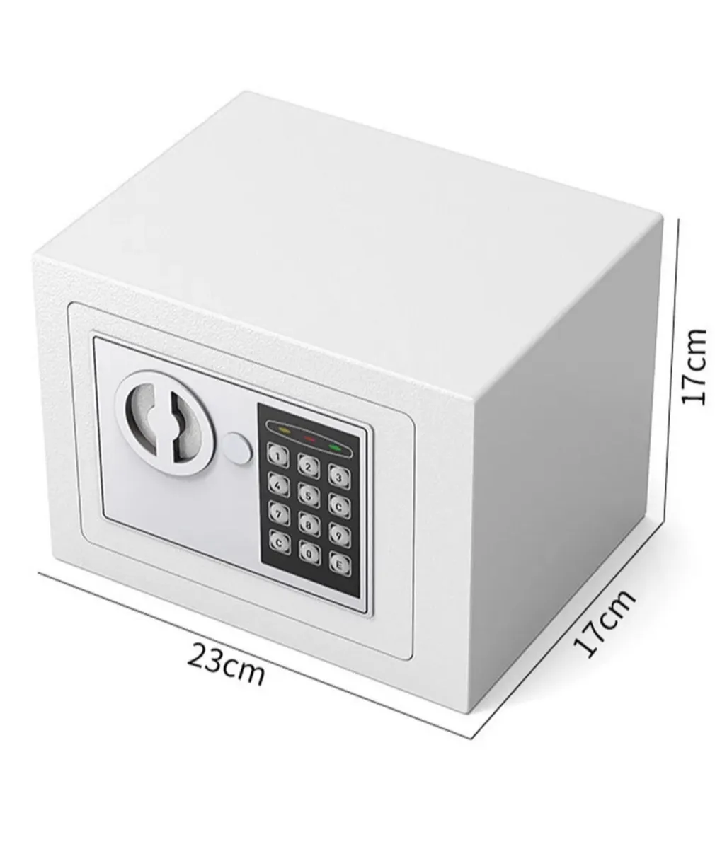 Compact Digital Safe Steel Home Office Security - Image 2