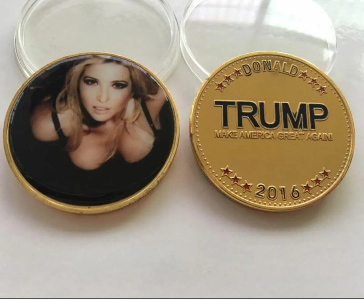 2X US Ivanka Trump Donald Sexy Coins Commemorative - Image 2