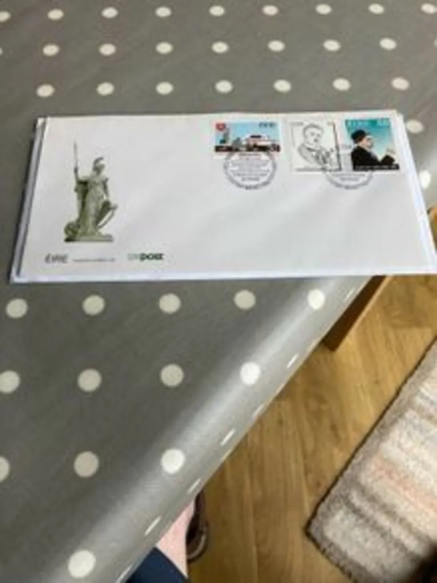 First Day Cover - 3 new stamps - Barry Fitzgerald