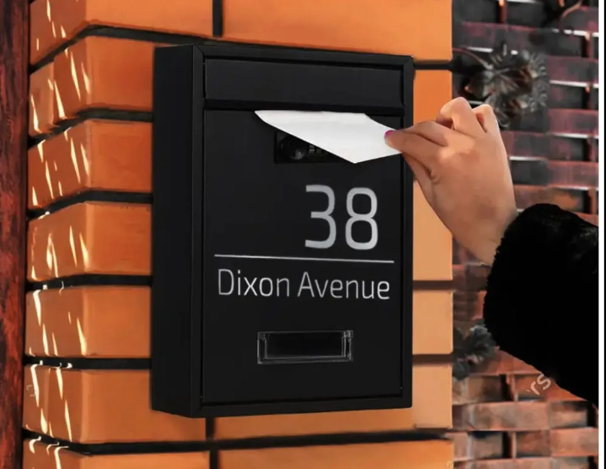 Personalised Wall Mounted Letter Box - Image 1