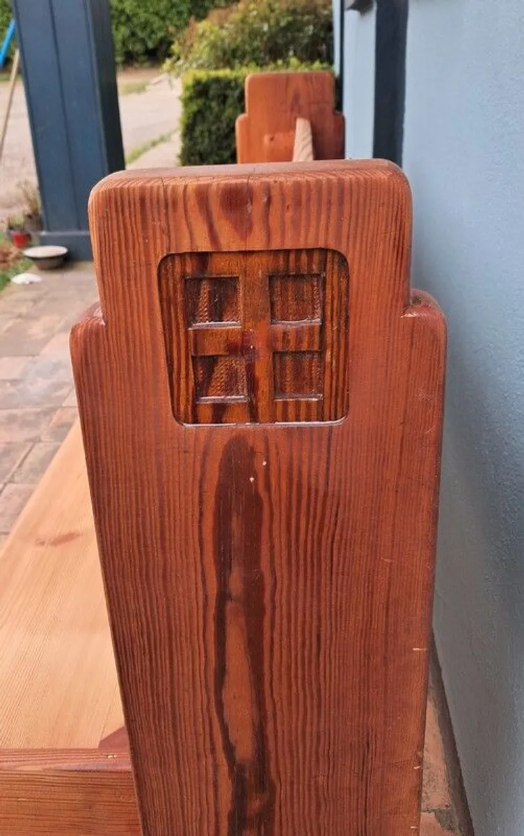Antique Church Pew - Image 3