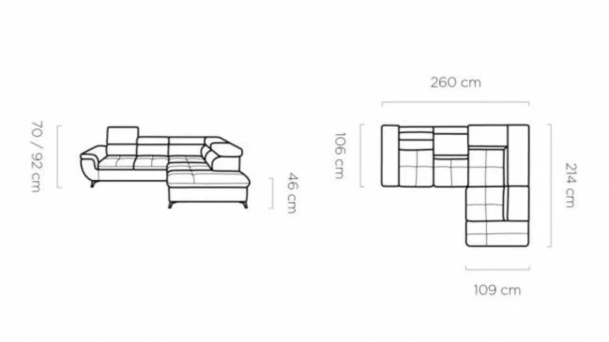MONK L CORNER SOFA BED - Image 2