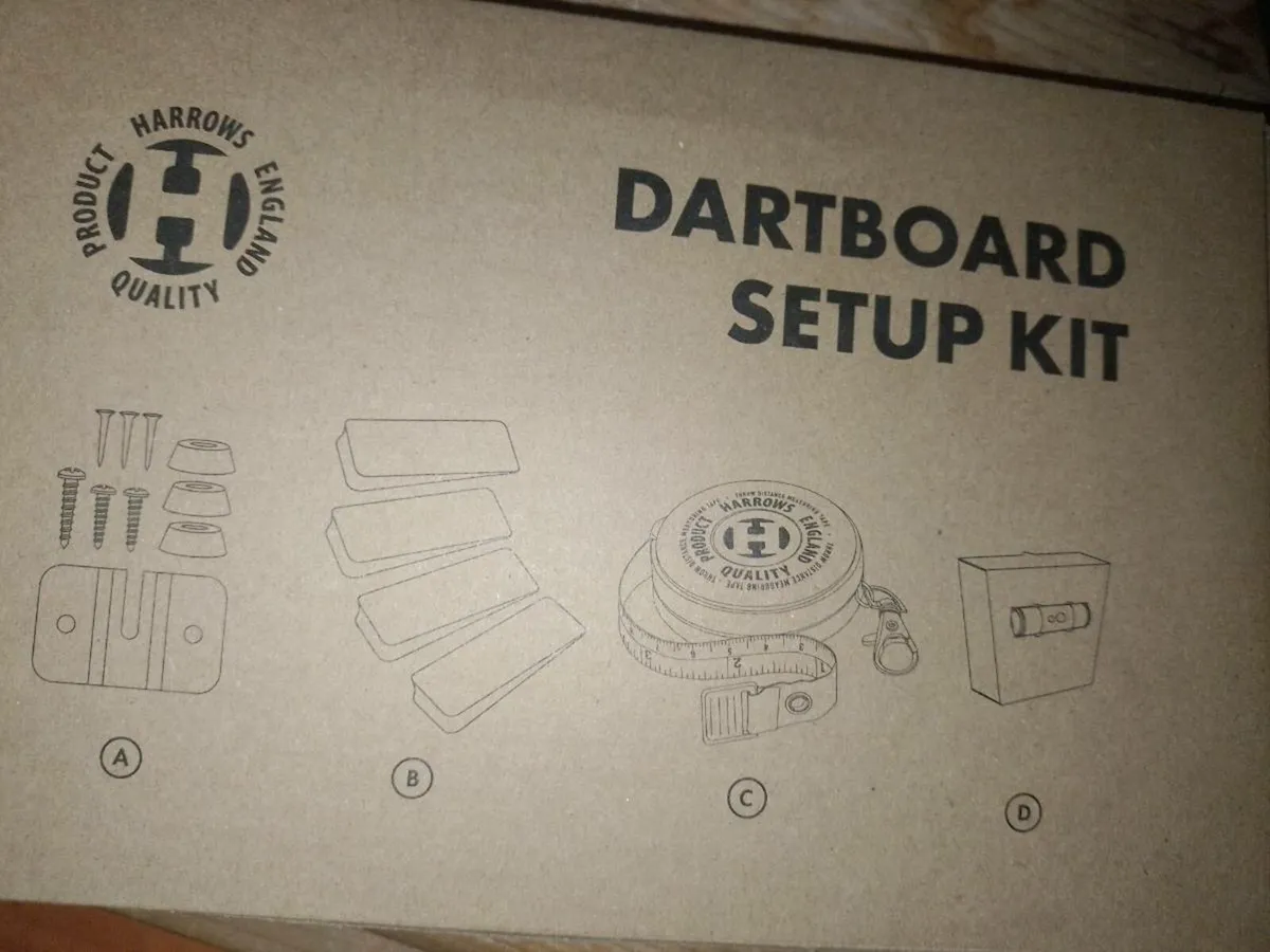 Harrows dart board set up - Image 3