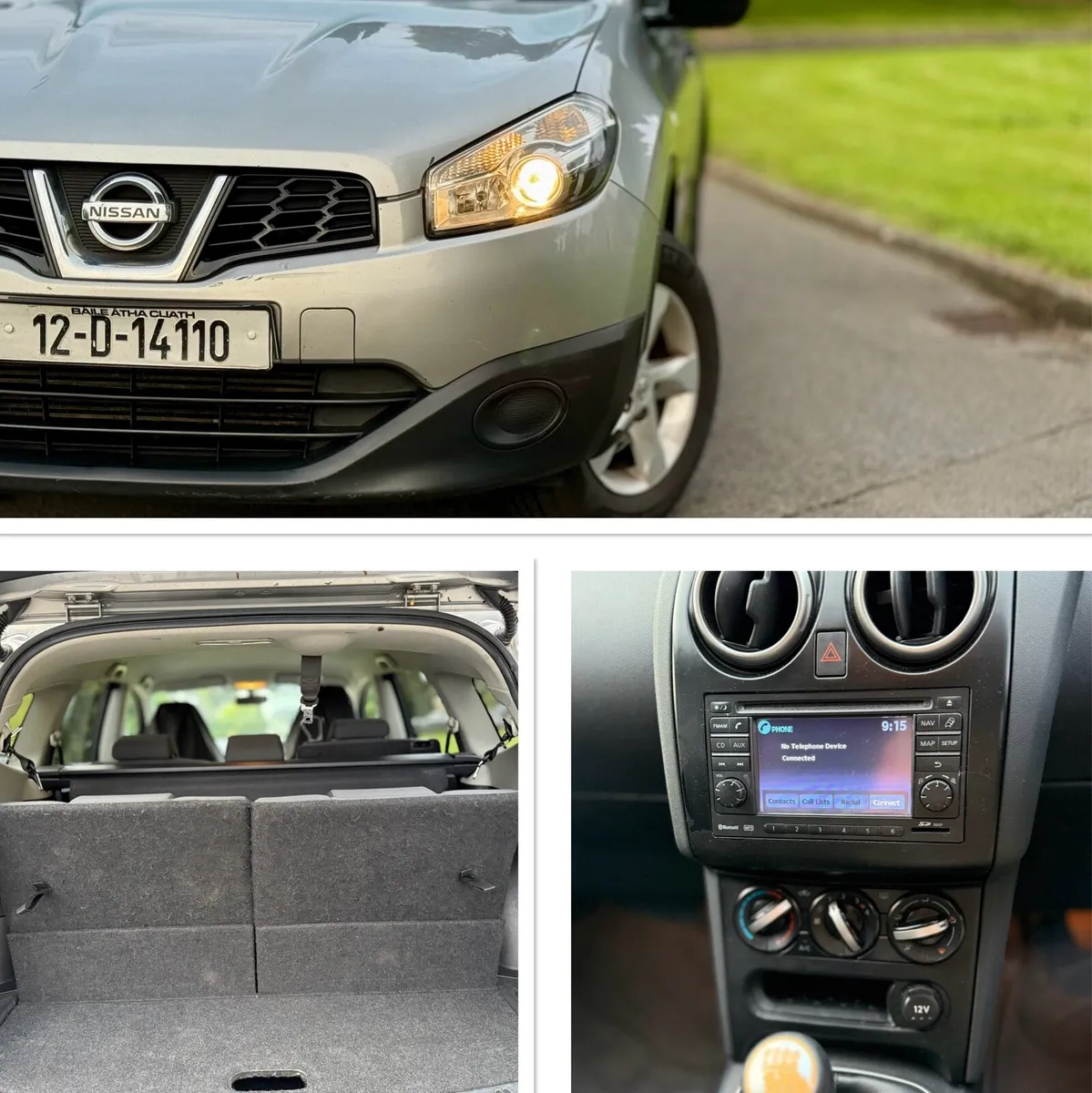 12 Nissan Qashqai+2 1.5 diesel NEW NCT 07.26 - Image 3