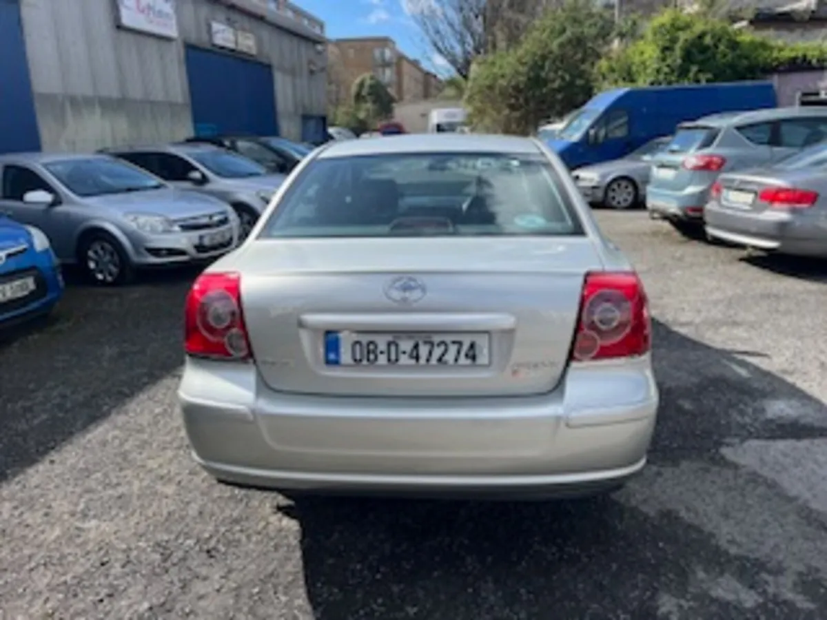 Toyota Avensis 2008 VERY LOW MILEAGE EXCELLENT CAR - Image 4