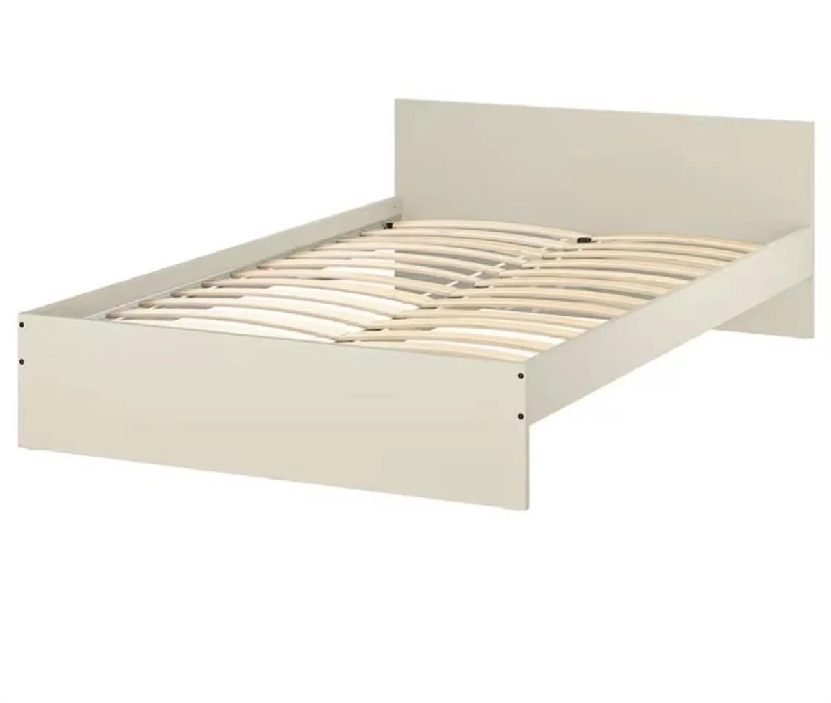 Standard double mattress and bed frame - IKEA - Image 2