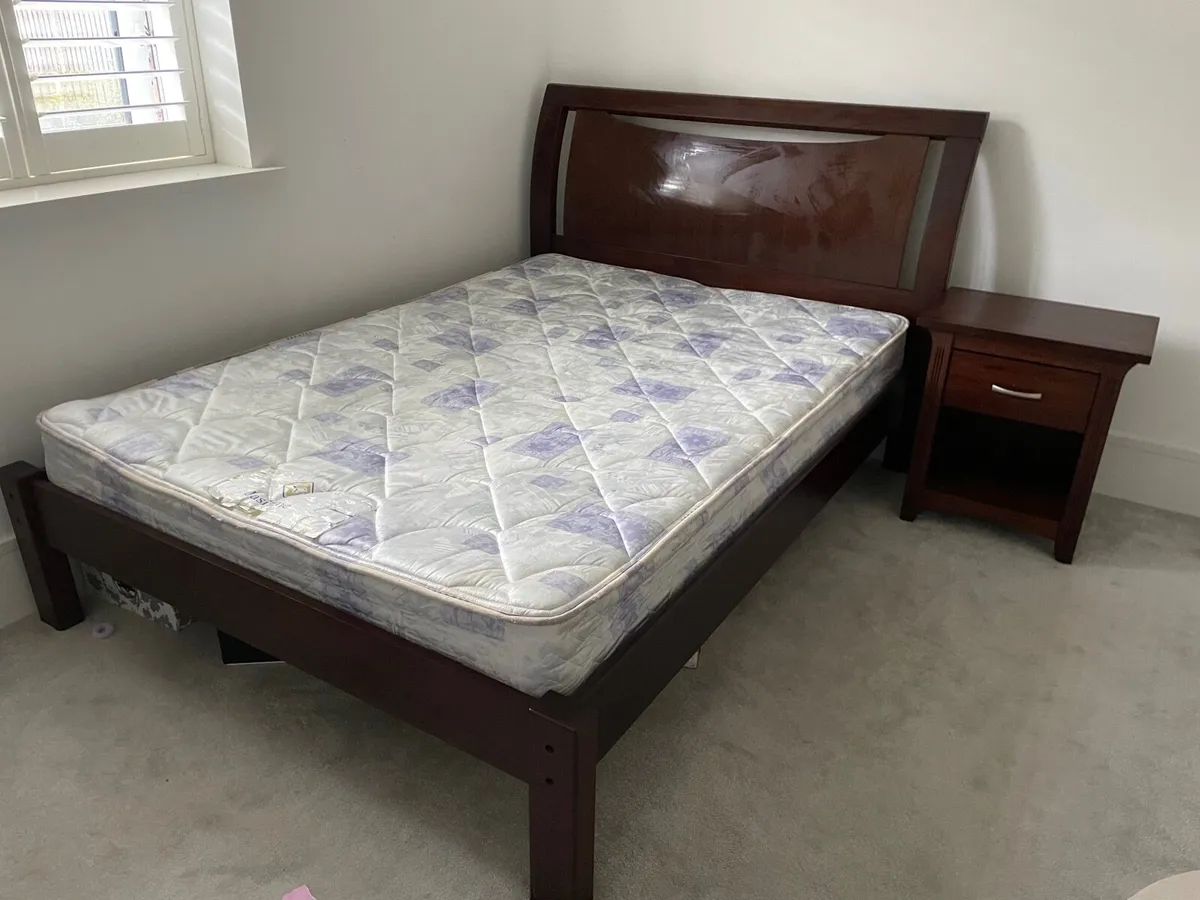 Double bed Matress & Locker - Image 1