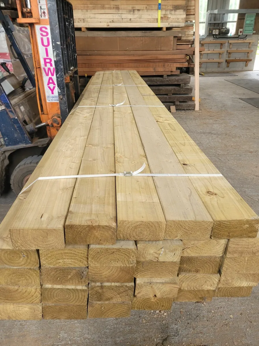 6"x 3" x 16ft   Pressure Treated Timber - Image 1