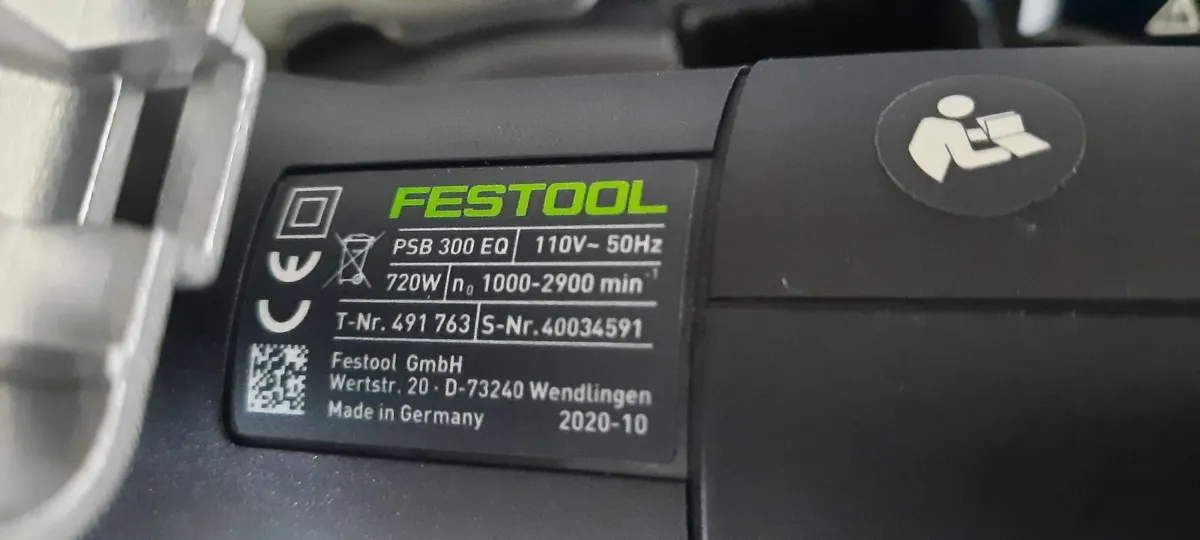 Festool PSB 300 EQ-Plus Pendulum jigsaw 110v - Image 4