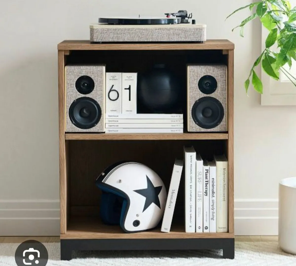 Oak Bookcase/ Music or TV Unit - Image 2