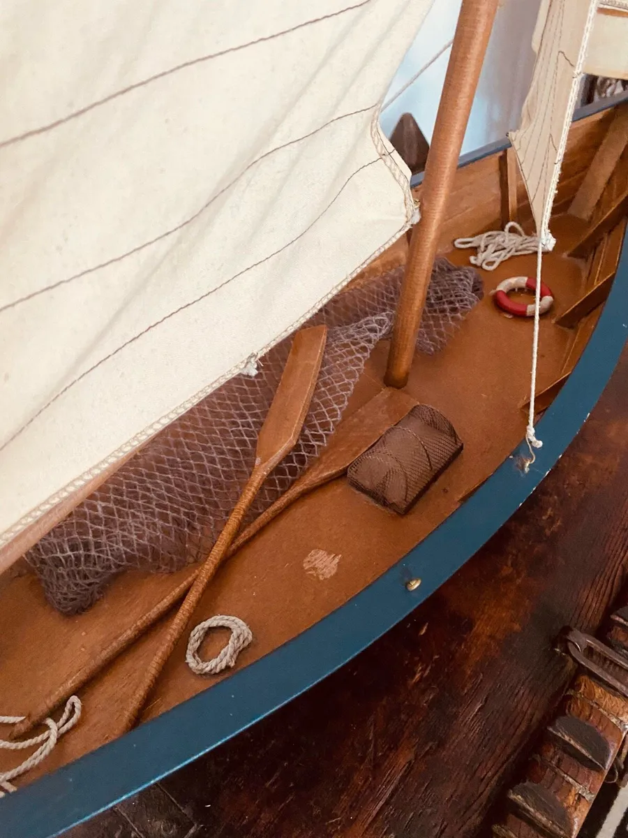 Vintage Large Model Boat - Image 3